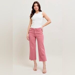 Judy Blue Cropped Rose Denim